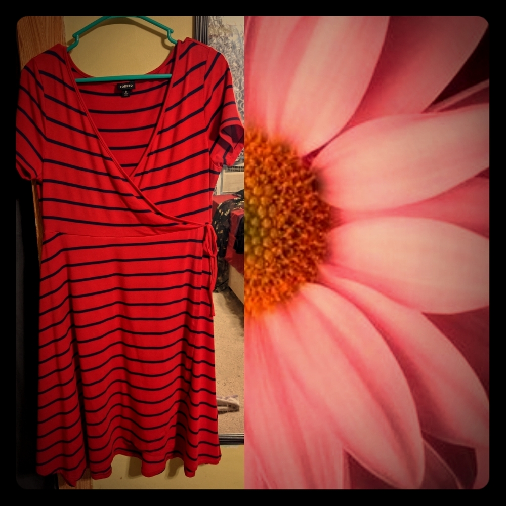 Torrid faux wrap dress